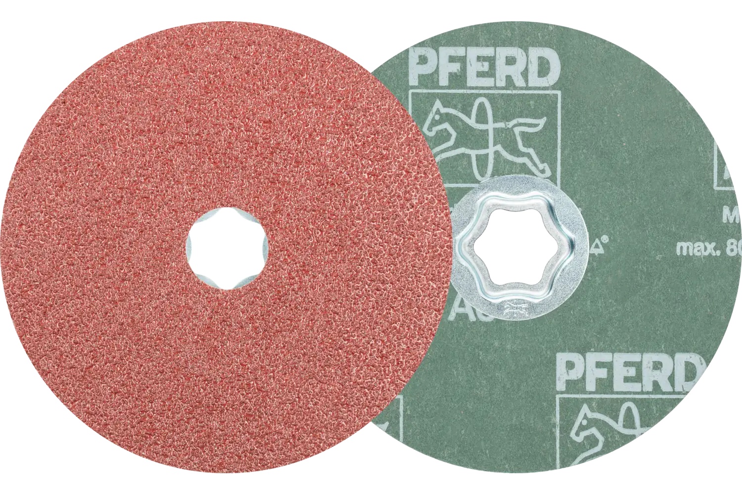 Picture of Pferd Combiclick® Fiber Disc, 5" Dia, 36 Grit, Aluminum oxide